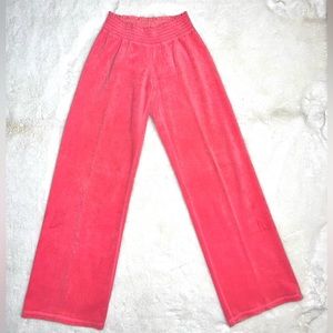 Juicy Couture Y2K Towel Terry Wide Leg Pants Size Small